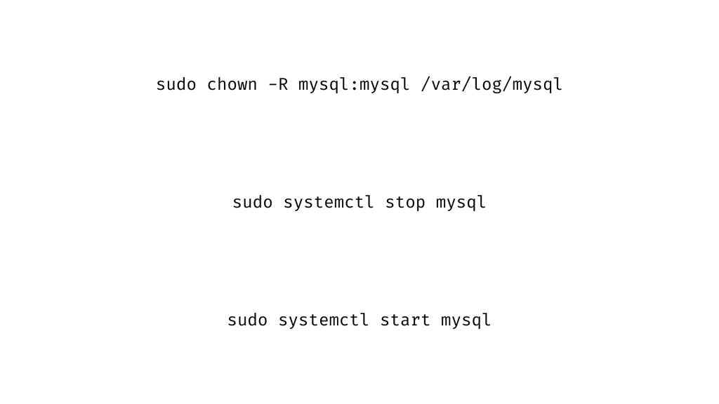 mysql.service start request repeated too quickly