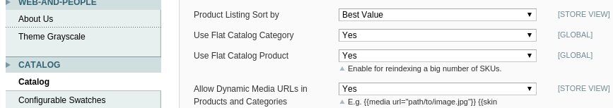 optimize magento flat catalog